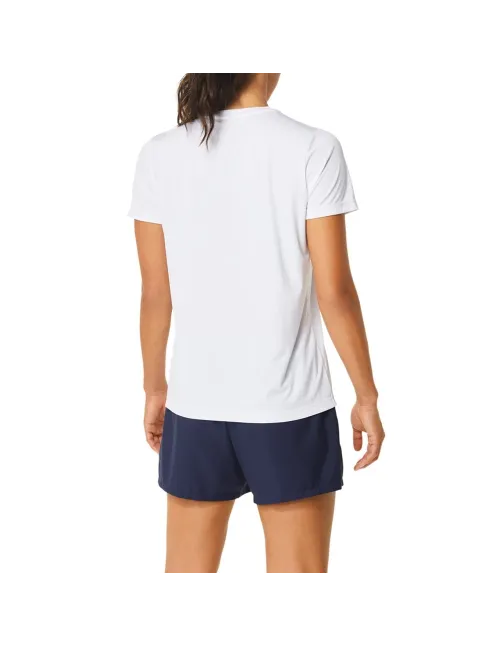 Camiseta Asics Women Court Graphic Tee 2042a259-100 Mujer | Ofertas de pádel